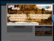 Tablet Screenshot of fountainofcompassion.org